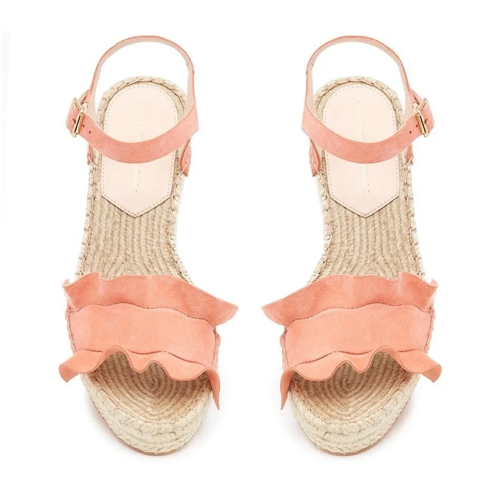 NWT Loeffler Randall Gabby espadrille wedges size 8.5